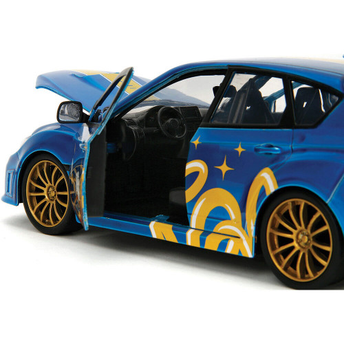 2012 Subaru Impreza WRX STI w/Sonic The Hedgehog | Jada Toys