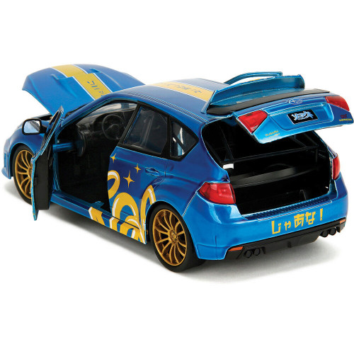 2012 Subaru Impreza WRX STI w/Sonic The Hedgehog | Jada Toys