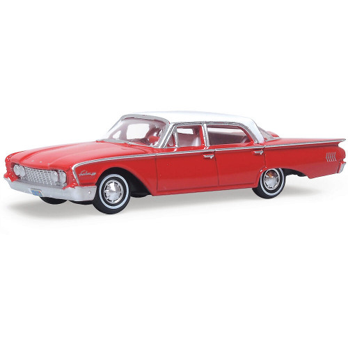 萬代屋【61 キャデラック デビル セダン黄土】ブリキtin toy car箱無