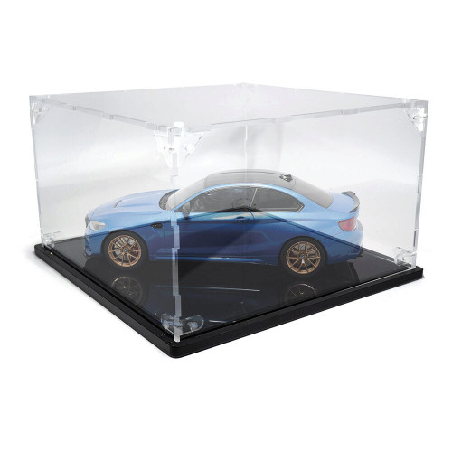 Square Knock Down Acrylic Display Case TBD Diecast Model by Collector's Showcase Alt Image 1