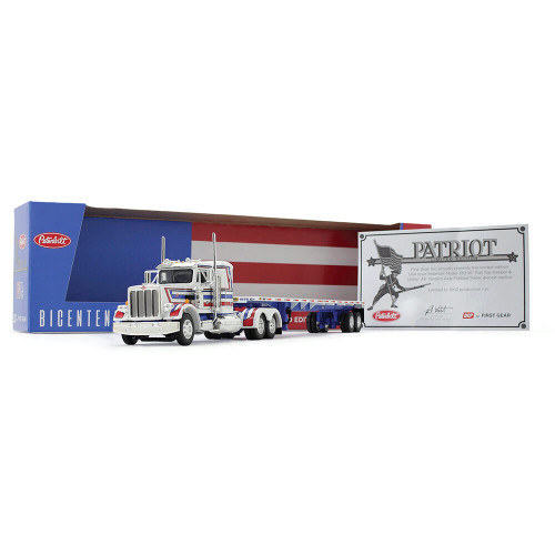 Peterbilt Bicentennial 359 Flat Top Sleeper & 48' Flatbed Alt Image 4