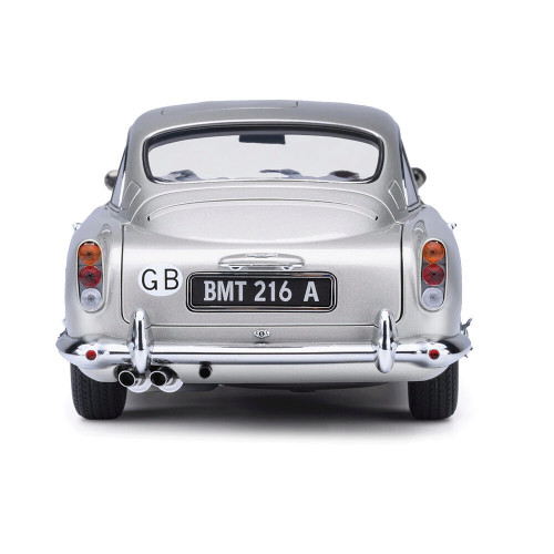 James Bond Aston Martin DB5 - Goldfinger w/Weapons 1:18 Scale Diecast Composite Model Car by AutoArt Alt Image 4