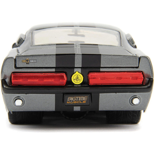 1967 Shelby GT500 - Silver 1:24 Scale Diecast Model Car by Jada Toys Alt Image 5