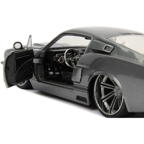 1967 Shelby GT500 - Silver 1:24 Scale Diecast Model Car by Jada Toys Alt Image 7