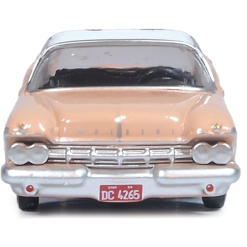 1959 Imperial Crown Coupe Persian Pink / White | Oxford Diecast