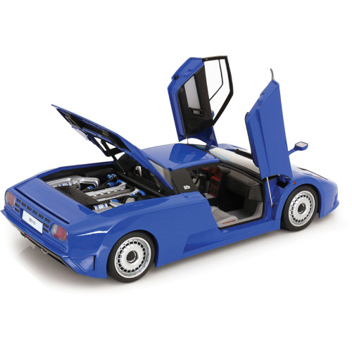 1991 Bugatti EB110 - Blue 1:12 Scale Diecast Model Car by KK Scale Alt Image 2