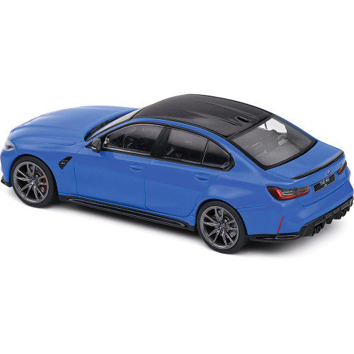 2023 BMW G80 M3 - BLUE 1:43 Scale Diecast Model Car by Solido Alt Image 6