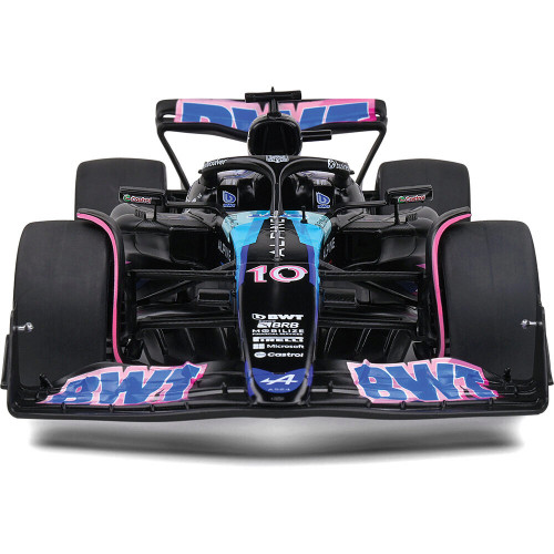 2024 Alpine F1 A524 Presentation - Blue E.Ocon 1:18 Scale Diecast Model Car by Solido Alt Image 2