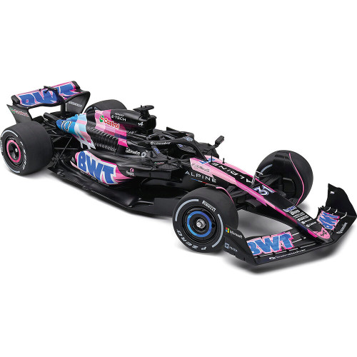 2024 Alpine F1 A524 Presentation - Pink P.Gasly 1:18 Scale Diecast Model Car by Solido Alt Image 3