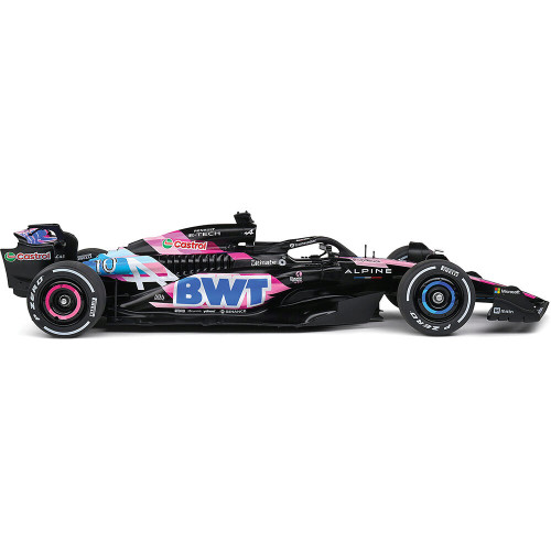 2024 Alpine F1 A524 Presentation - Pink P.Gasly 1:18 Scale Diecast Model Car by Solido Alt Image 4