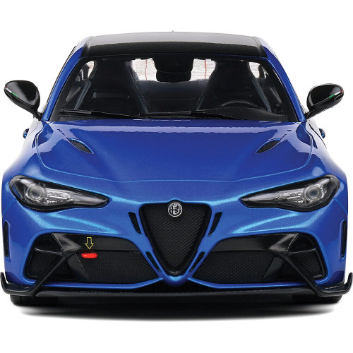2022 Alfa Romeo Giulia GTA - Blue 1:18 Scale Diecast Model Car by Solido Alt Image 3