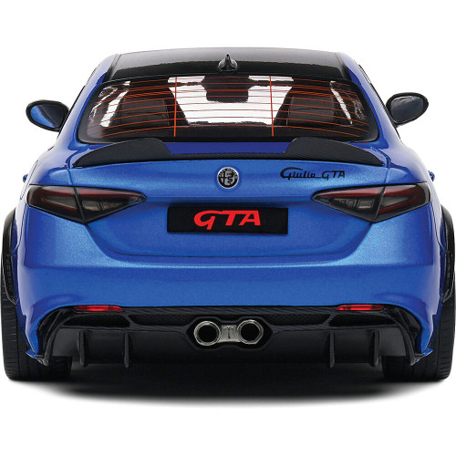 2022 Alfa Romeo Giulia GTA - Blue 1:18 Scale Diecast Model Car by Solido Alt Image 6