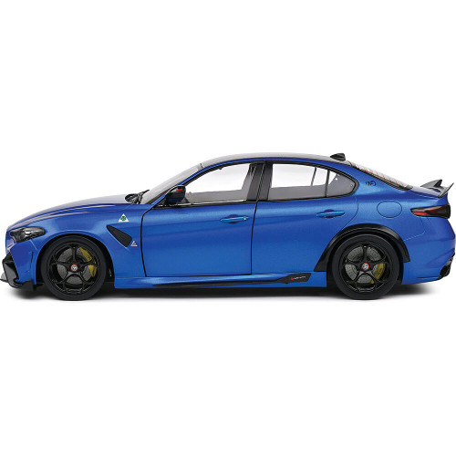 2022 Alfa Romeo Giulia GTA - Blue 1:18 Scale Diecast Model Car by Solido Alt Image 7