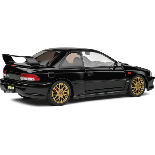 1998 Subaru Impreza 22B - Black 1:18 Scale Diecast Model Car by Solido Alt Image 6