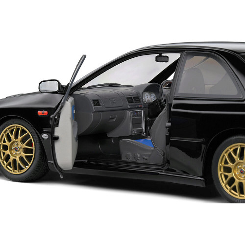 1998 Subaru Impreza 22B - Black 1:18 Scale Diecast Model Car by Solido Alt Image 8