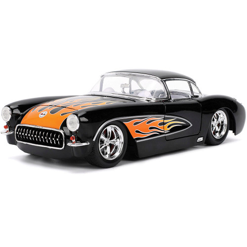 1957 Chevy Corvette - Black Flames Main Image