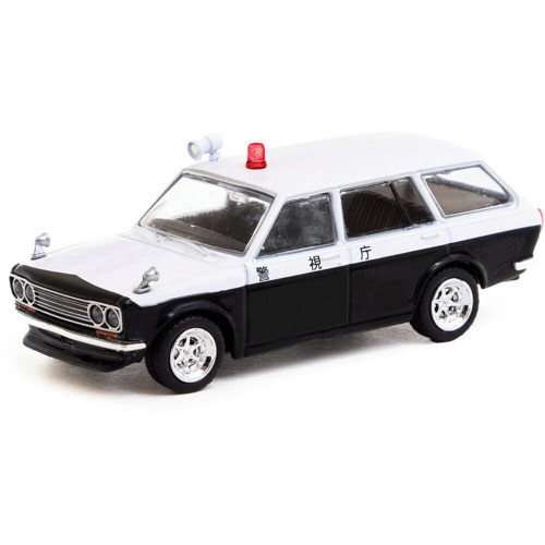 Datsun Bluebird 510 Wagon Japan Police Car - MiJo Exclusives Main Image
