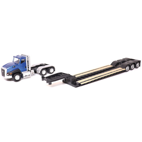 Cat CT660 Day Cab Tractor Lowboy Trailer & Caterpillar 315C L Excavator 1:87 Scale Diecast Construction Model by Diecast Masters Alt Image 1