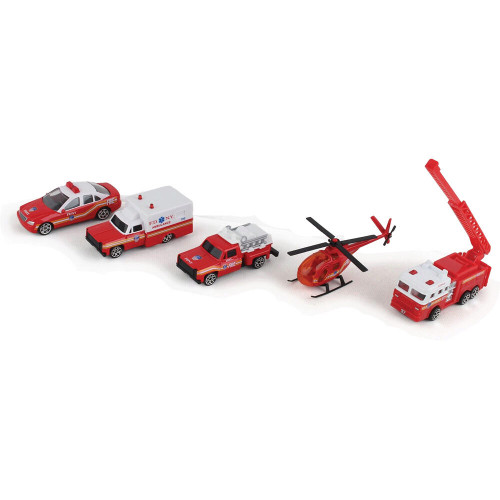 FDNY 5 Car Diecast Vehicle Set  Diecast Model Truck by Daron Alt Image 1