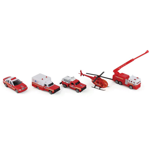 FDNY 5 Car Diecast Vehicle Set  Diecast Model Truck by Daron Alt Image 2