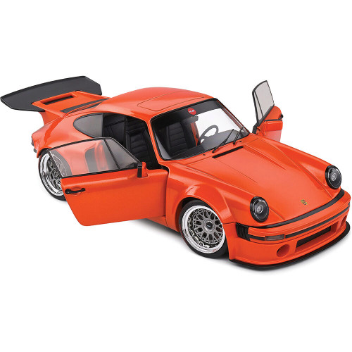 2022 KS-R Porsche - Orange 1:18 Scale Diecast Model Car by Solido Alt Image 2