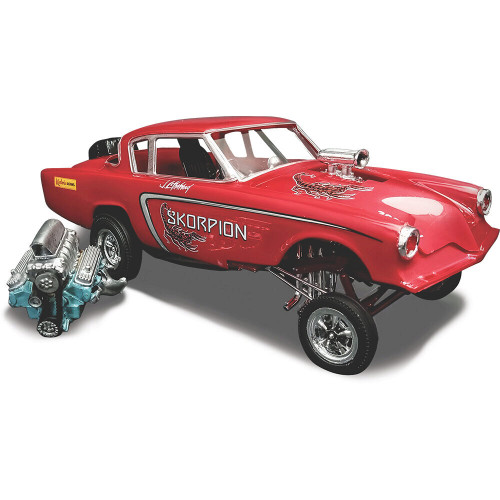 Keelers Kustom's Skorpion Studebaker Gasser 1:25 Scale Plastic Model Kit by Atlantis Models Alt Image 1