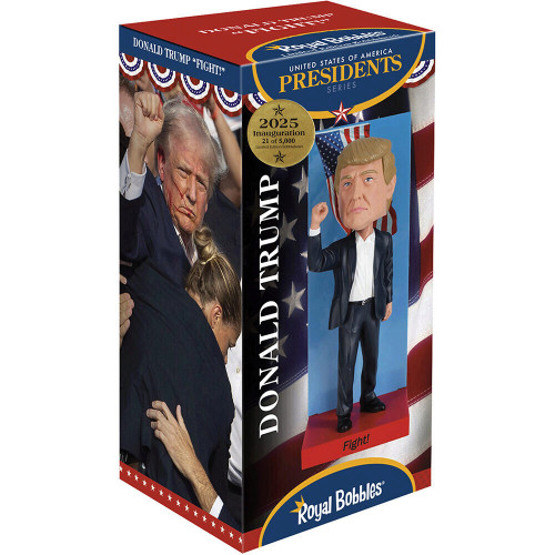Donald Trump Fight! Limited Edition Bobblehead  Poly Resin by Royal Bobbles Alt Image 5