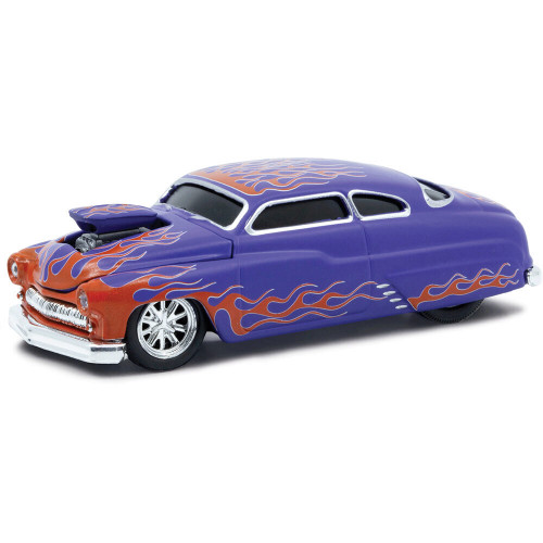 1932 Ford Roadster Blue Flames Diecast Model Car | M2 Machines