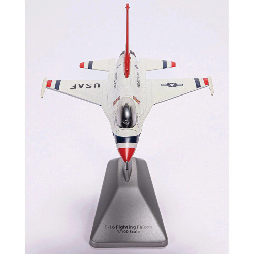 F-16 FIGHTING FALCON 1/100 DIE CAST MODEL - AF1-0142A USAF, THUNDERBIRDS Alt Image 3