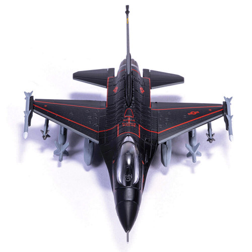 F-16 FIGHTING FALCON 1/100 DIE CAST MODEL - AF1-0142D 64TH AGGRESSOR SQUADRON “WRAITH” NELLIS AFB 2020 1:100 Scale Metal by Air Force 1 Alt Image 5