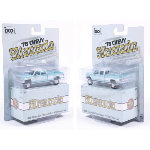1978 Chevrolet Silverado K30 Crew Cab Fleetside Lifted - Light Blue and Frost White Alt Image 8
