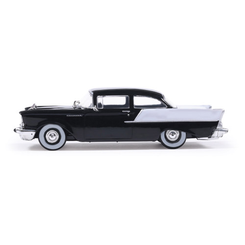 1957 Chevrolet One-Fifty Sedan - Onyx Black and India Ivory 1:64 Scale Diecast Model Car by IXO Models Alt Image 4
