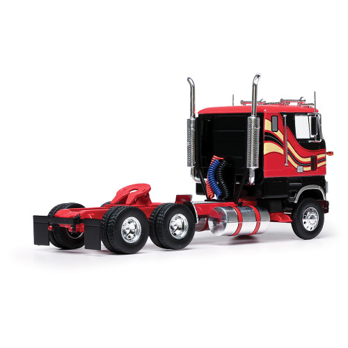 1976 Ford CL 9000 - Red and Black 1:43 Scale Diecast Model Truck by IXO Models Alt Image 1