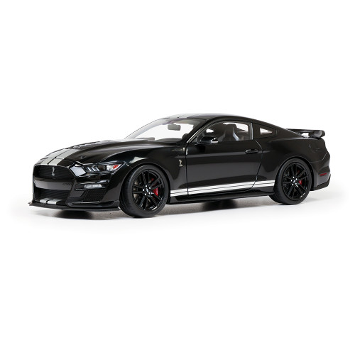 2022 Ford Mustang Shelby G.T. 500 - Shadow Black 1:18 Scale Diecast Model Car by IXO Models Main Image