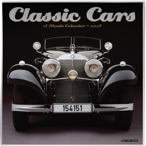 Classic Cars 2026 Wall Calendar Main Image