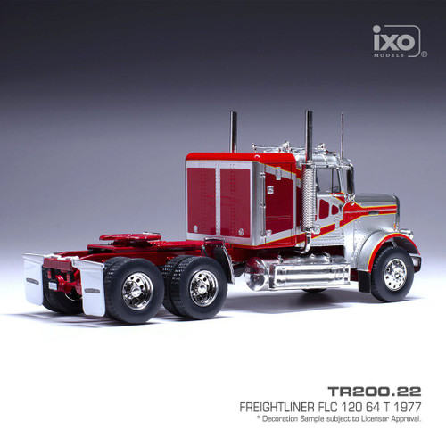 1977 Freightliner FLC 120 64 T - Yellow 1:43 Scale Diecast Model Truck by IXO Models Alt Image 1