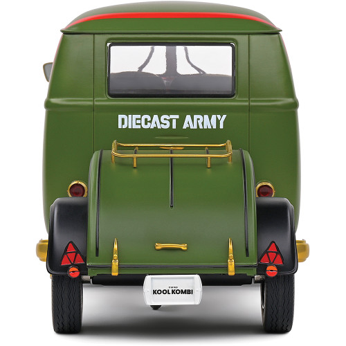 1950 Kool Kombi & Trailer - Green 1:18 Scale Diecast Model Car by Solido Alt Image 4