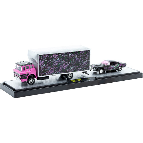 1966 Ford C-950 Truck & 1965 Ford Mustang 2+2 1:64 Scale Diecast Model Truck by M2 Machines Alt Image 3