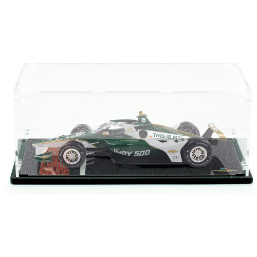 Official Indianapolis 500 1:18 Scale Diecast Display Case with Interchangeable Inserts 1:18 Scale Acrylic Display Case by Collector's Showcase Main Image
