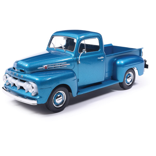 1952 Ford F1 - Light Blue 1:24 Scale Diecast Model Truck by IXO Models Main Image