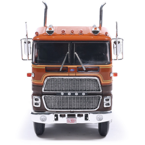 Ford COE 9000 - Brown and Tan 1:43 Scale Diecast Model Truck by IXO Models Alt Image 2
