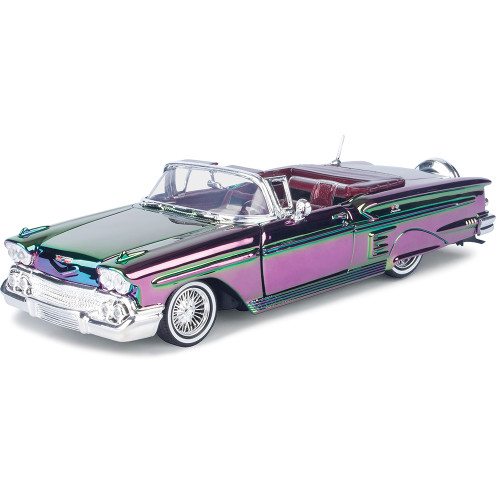 1958 Chevy Impala Onyx Black Diecast Model Car | Johnny