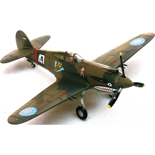 Curtiss P-40B/C Warhawk - White 7 13-victory ace Robert Neale Flying Tigers - 1942 1:72 Scale Diecast Plane by Legion Models Alt Image 4