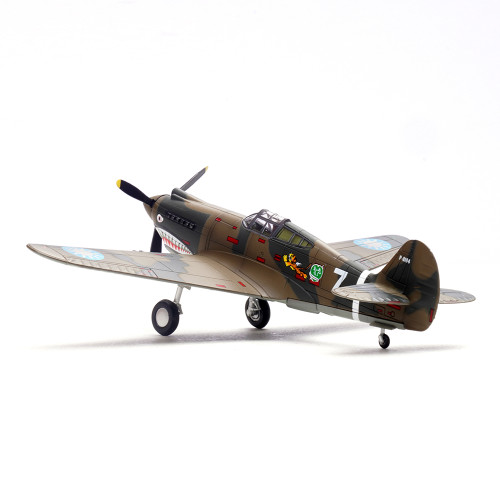 Curtiss P-40B/C Warhawk - White 47 Robert Smith - Hell's Angel Flying Tigers - 1942 1:72 Scale Diecast Plane by Legion Models Alt Image 3