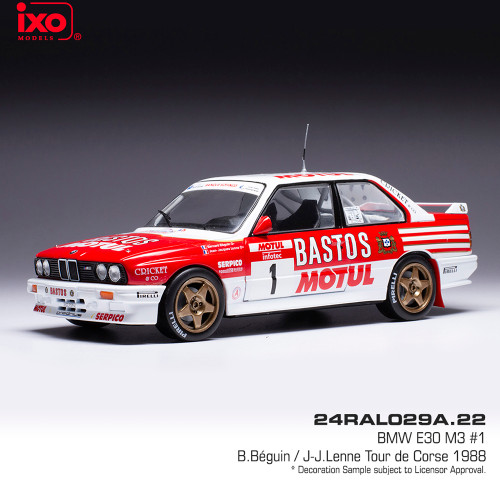 BMW E30 M3 #9 F.Chatriot M.Perin Tour De Corse 1988 | IXO Models