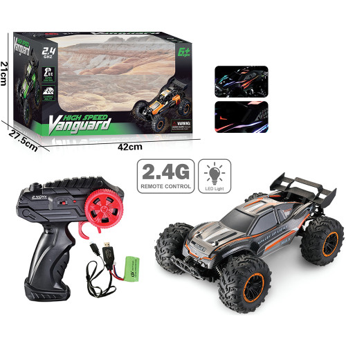 R/C 2.4 GHz High Speed Off-Road Car with Lights 1:10 Scale Radio Control Car by New Capable Alt Image 7