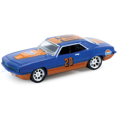 1969 Chevy Camaro Gulf Livery Diecast Model Car | M2 Machines