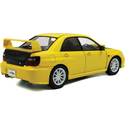 2003 Subaru Impreza WRX STI - Yellow 1:18 Scale Diecast Model Car by Jada Toys Alt Image 8