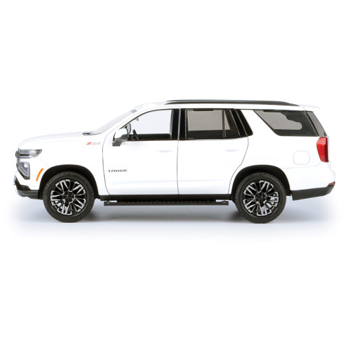 2025 Chevy Tahoe Z71 - White 1:24 Scale Diecast Model Truck by Motor Max Alt Image 1
