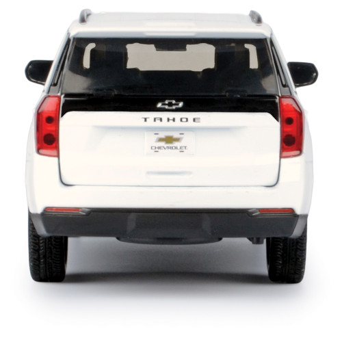 2025 Chevy Tahoe Z71 - White 1:24 Scale Diecast Model Truck by Motor Max Alt Image 4